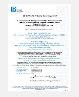 Ruici Lloyd's Certification